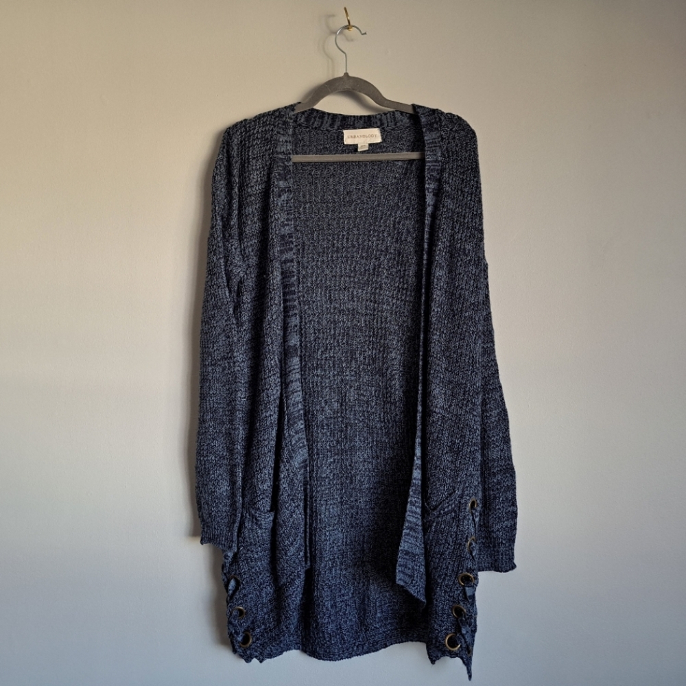Urbanology open-front cardigan with pockets